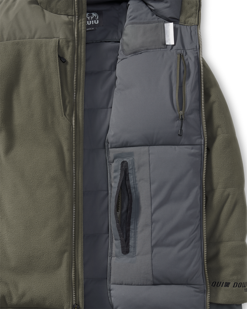 Super Down Haven Hooded Jacket | Ash