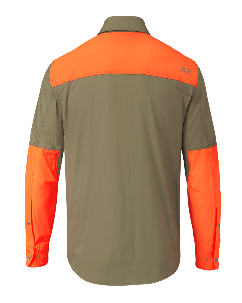 Upland Sporter Shirt | Khaki/Blaze Orange