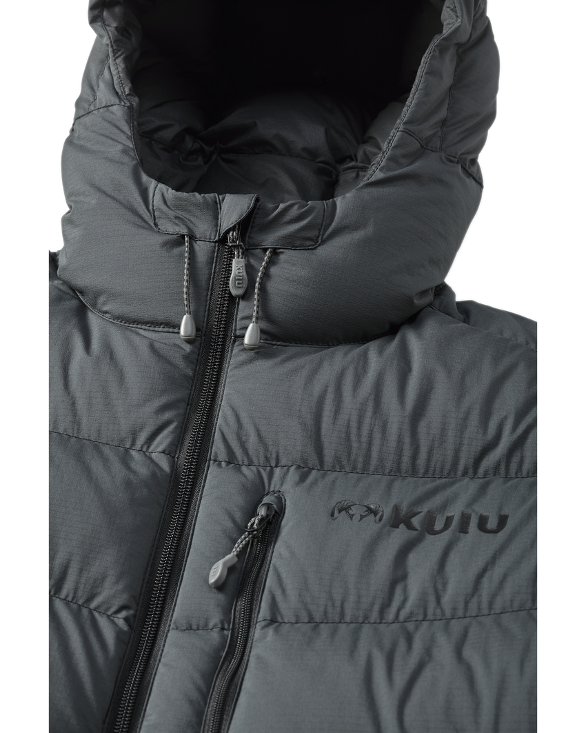 Super Down PRO Hooded Jacket | Gunmetal