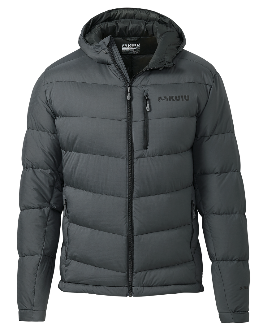 Super Down PRO Hooded Jacket | Gunmetal