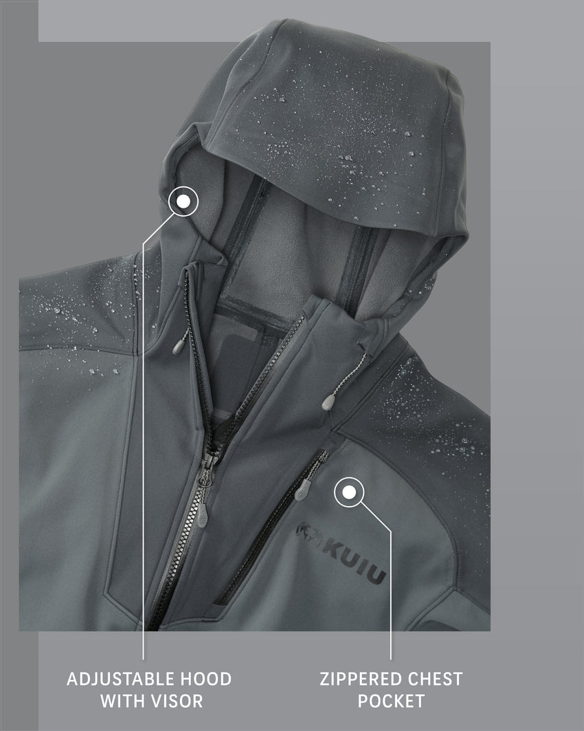 Axis Hybrid Hooded Jacket | Carbon