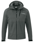 Axis Hybrid Hooded Jacket | Gunmetal