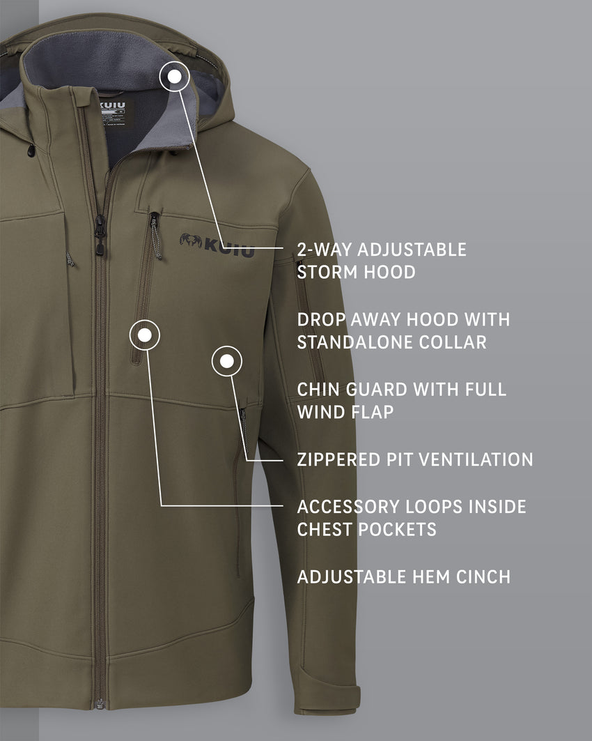 Guide PRO Hooded Jacket | Ash