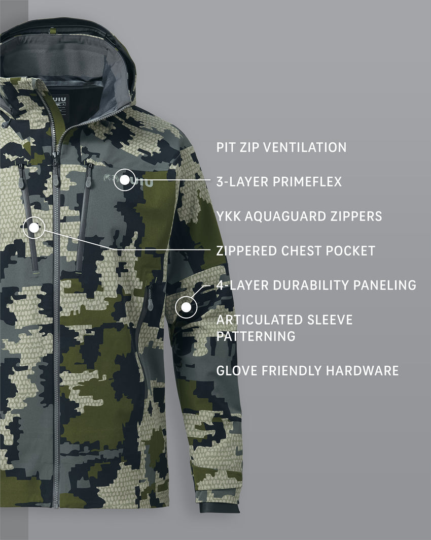 Yukon TR Rain Jacket | Verde