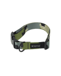 Camo Webbing Dog Collar | Verde