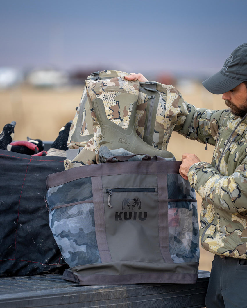 KUIU 3500 Mesh Tote Bag | Gunmetal