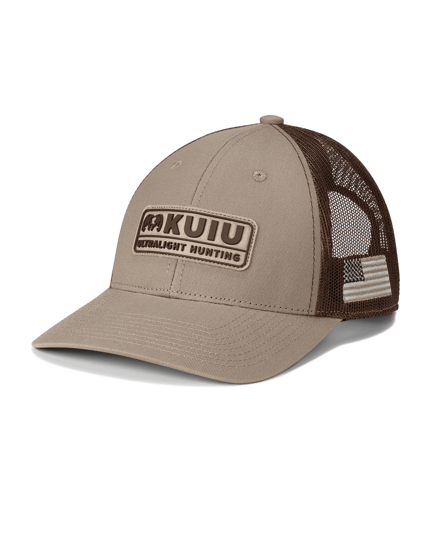 KUIU Ultralight Hunting Patch Hat | Khaki/Brown