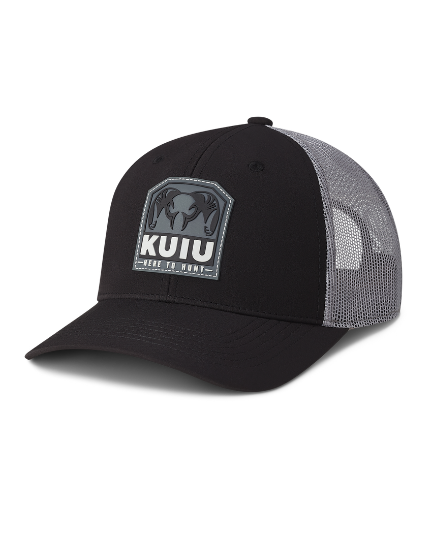 KUIU Here to Hunt Patch Hat | Black/Grey
