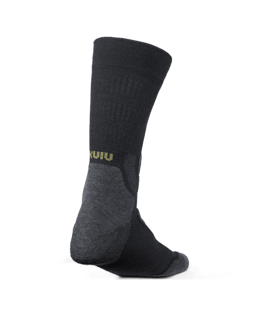 StrongWool Hybrid Crew Sock 4-Pair Pack | Grey Green