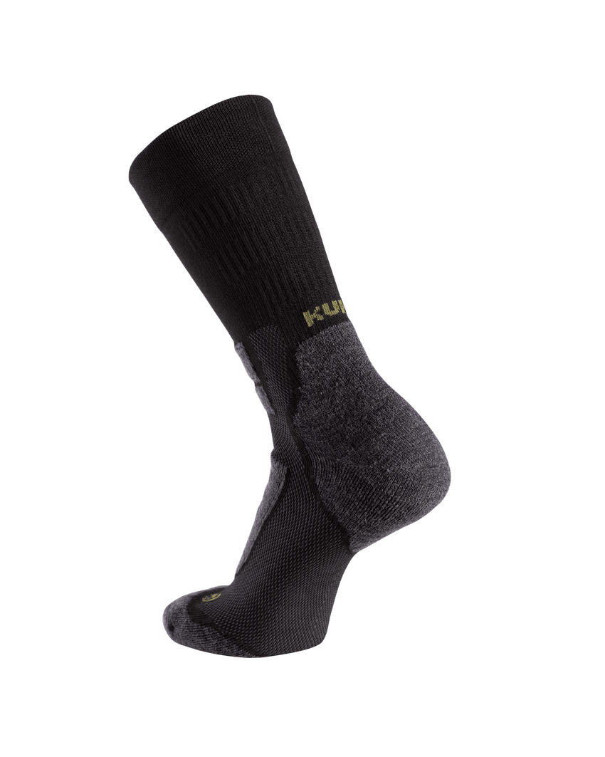StrongWool Hybrid Crew Sock 2-Pair Pack | Grey Green