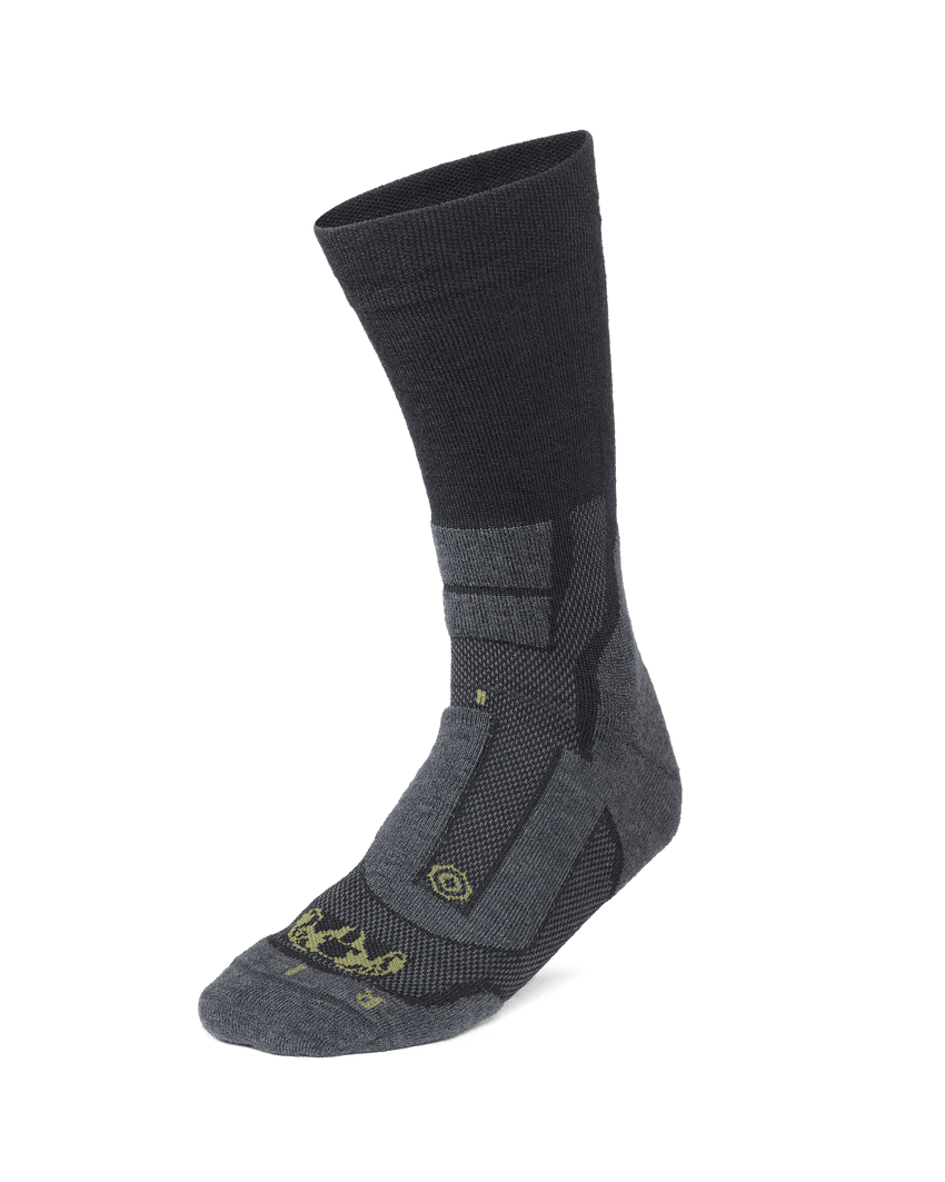 StrongWool Hybrid Crew Sock 2-Pair Pack | Grey Green