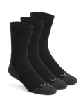 Merino Lightweight Performance Sock 3-Pair Pack | Black