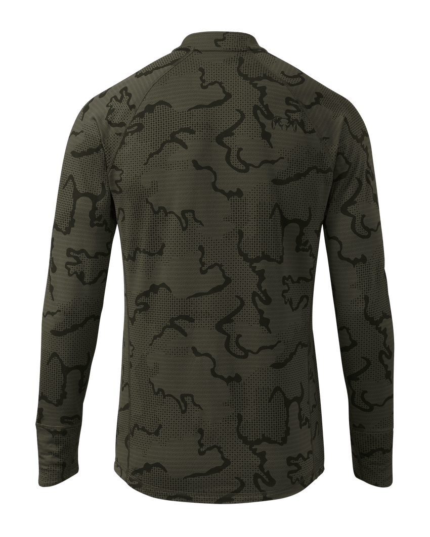 Ridgepoint Fleece Henley | Ash Tonal
