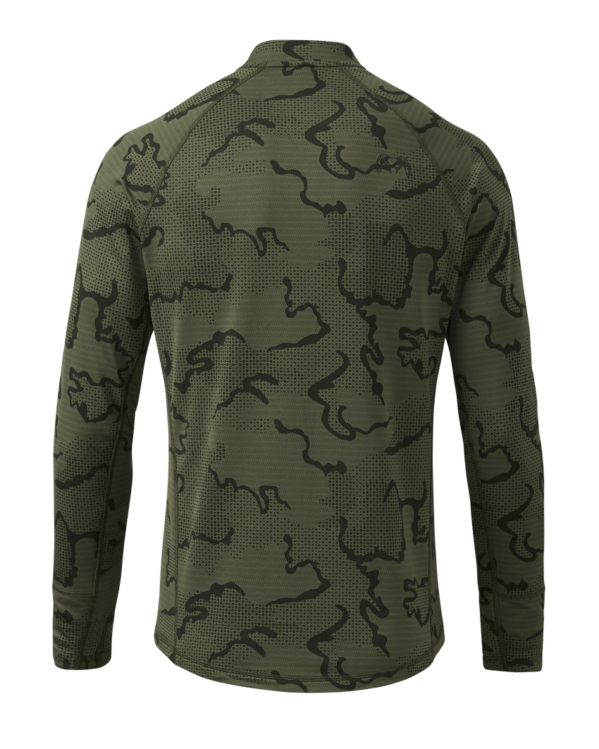 Ridgepoint Fleece Henley | Olive Tonal