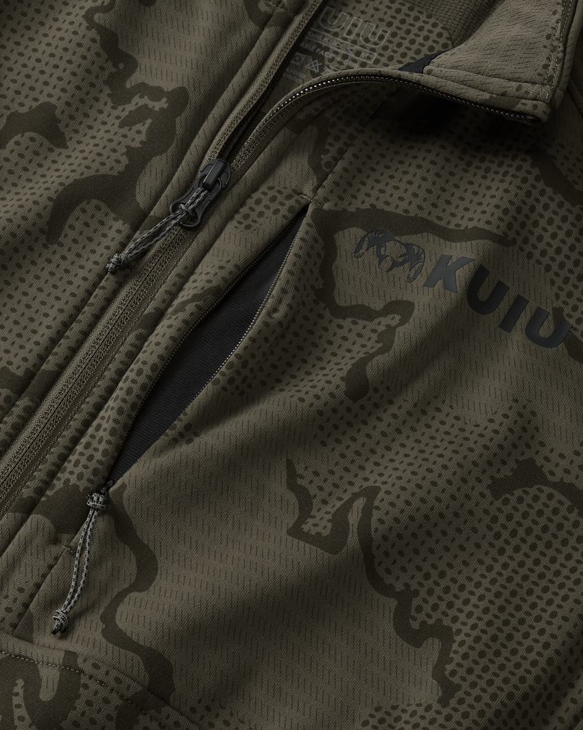 Ridgepoint Fleece Zip-T | Ash Tonal