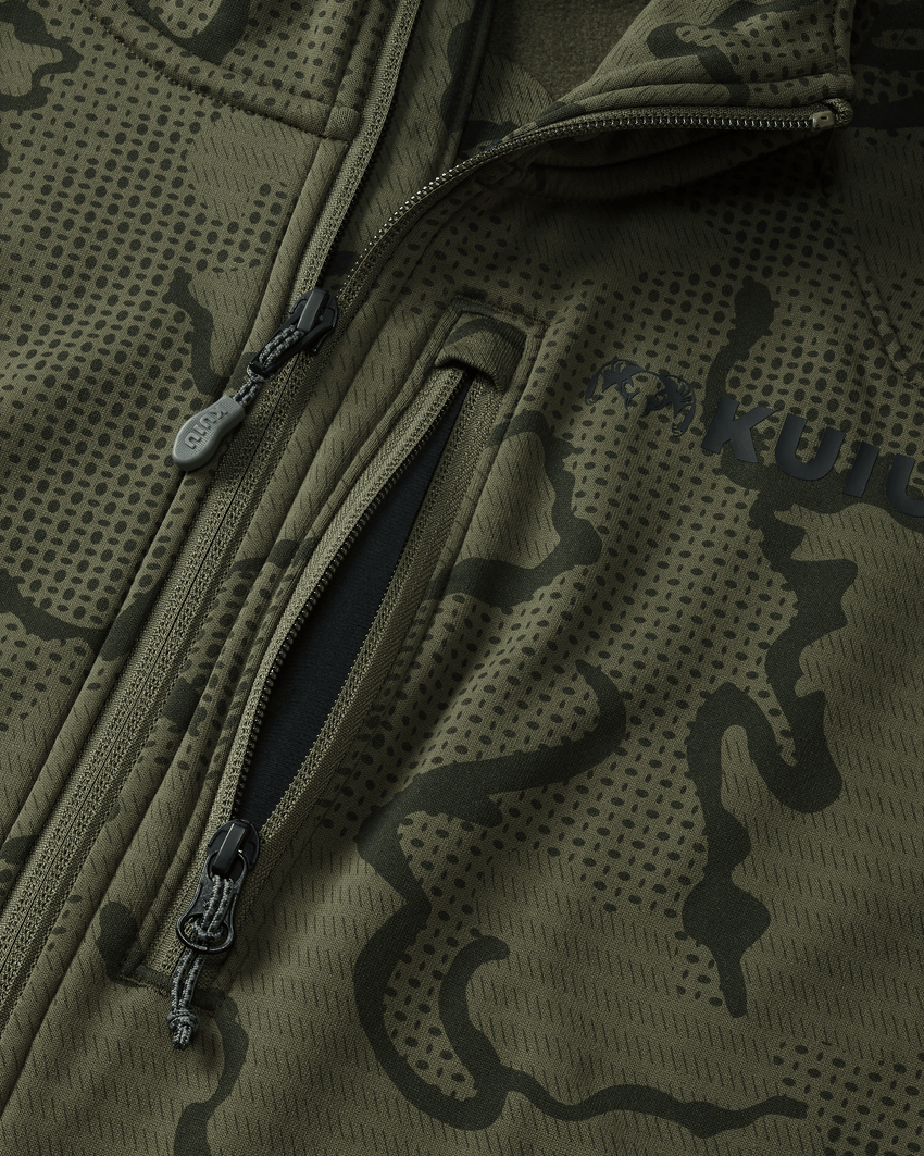 Ridgepoint Fleece Hoodie | Olive Tonal
