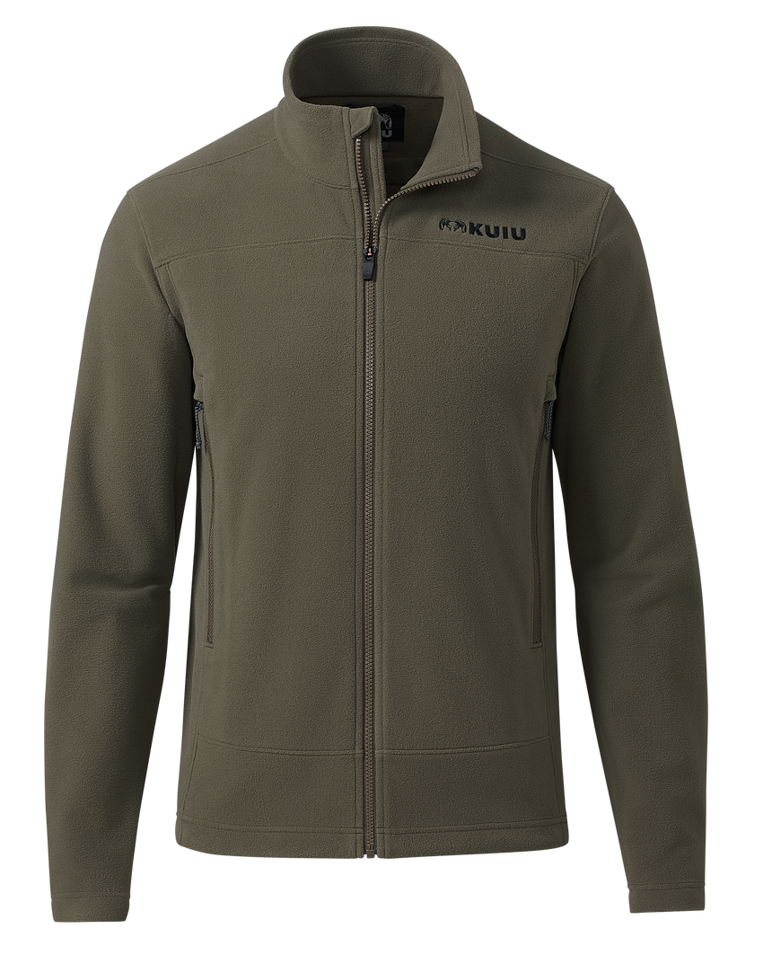 Border Fleece Full Zip | Ash