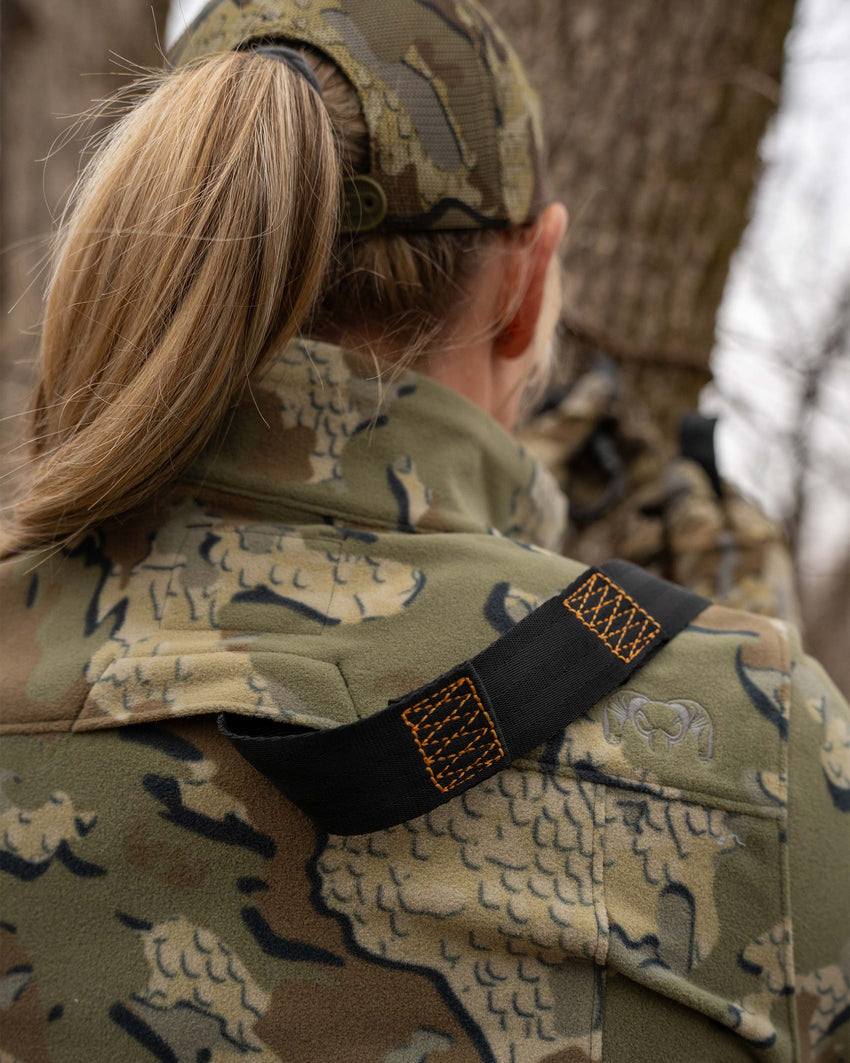 Women's Border Fleece Full Zip | Verde