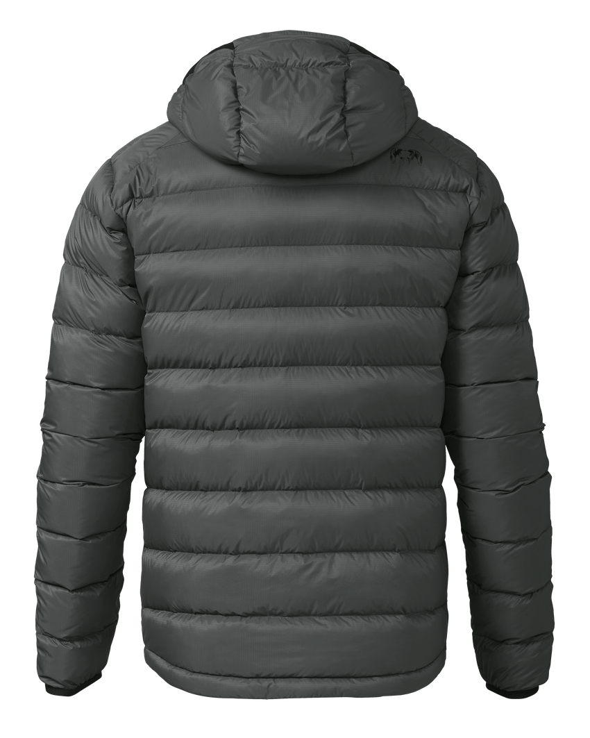Super Down LT Hooded Jacket | Gunmetal