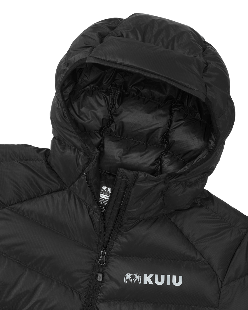Women's Super Down LT Hooded Jacket | Black