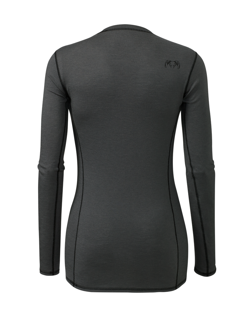 Women's ULTRA Merino 145 LS Crew | Gunmetal