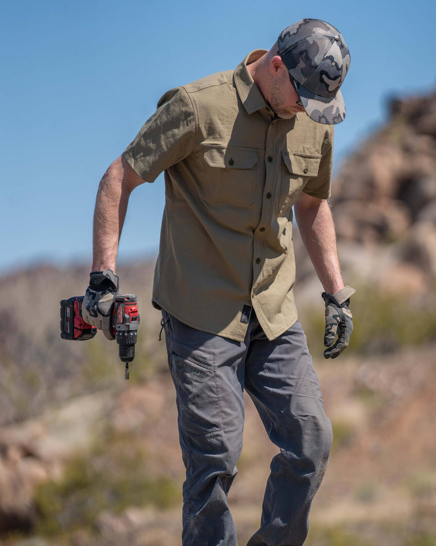 Motive SS Workgrade Shirt | Khaki