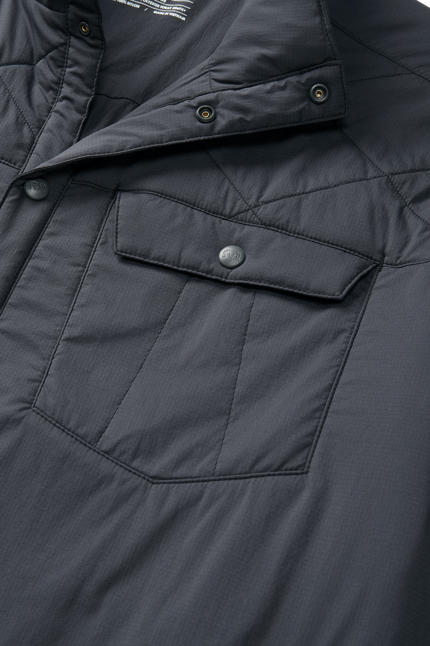 Base Camp Insulated Snap Shirt | Gunmetal