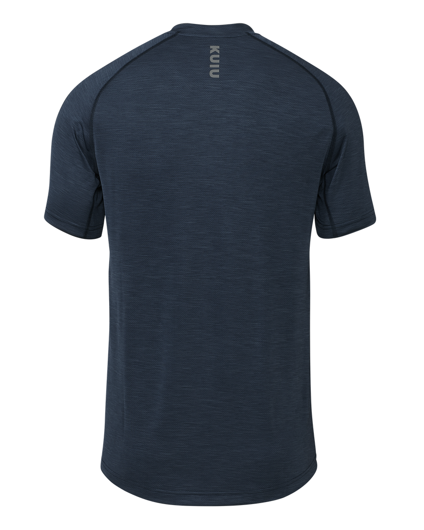 EnduroMesh SS Crew | Midnight Blue Heather