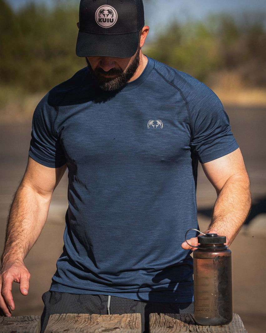 EnduroMesh SS Crew | Black Heather
