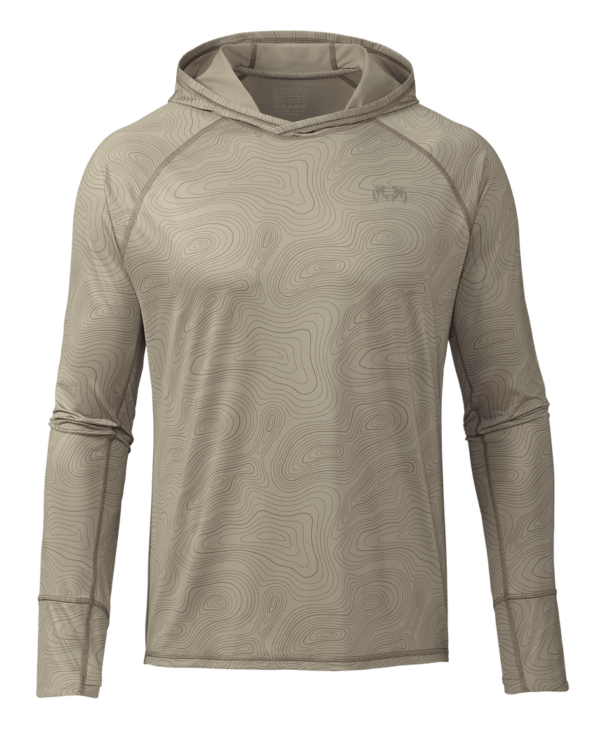 Gila LS Hoodie Topo | Bone Topo Print