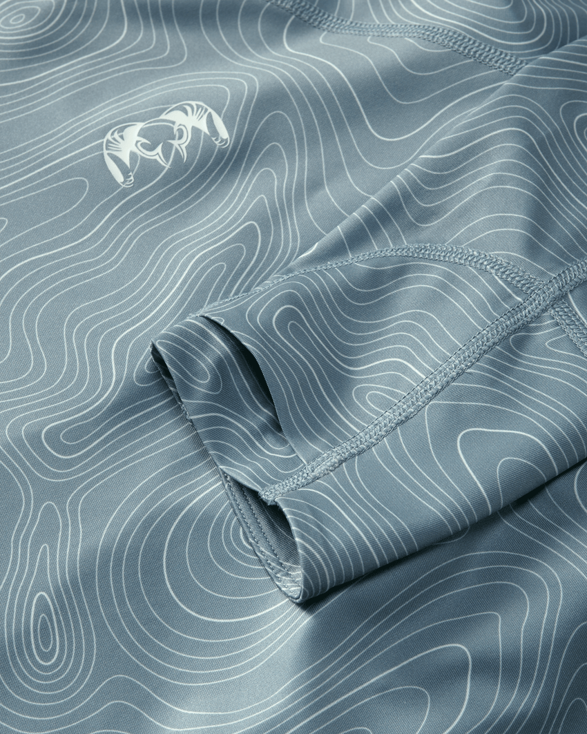 Gila LS Hoodie Topo | Skyline Topo Print