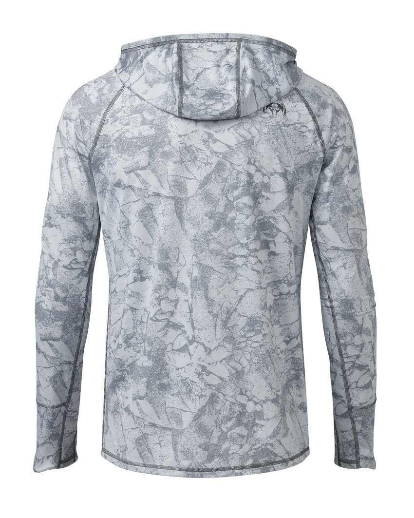 Gila LS Hoodie Gritstone | Lunar Gritstone