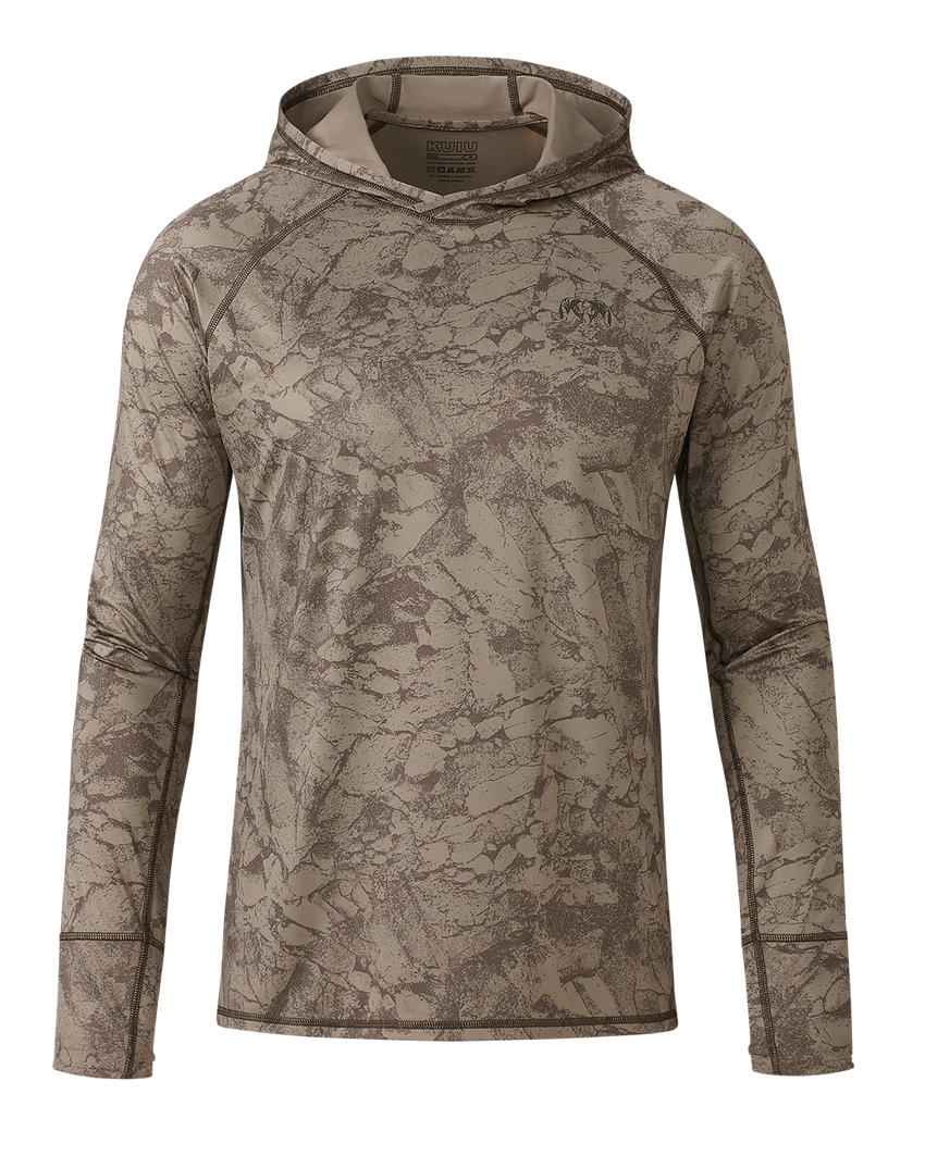 Gila LS Hoodie Gritstone | Silt Gritstone