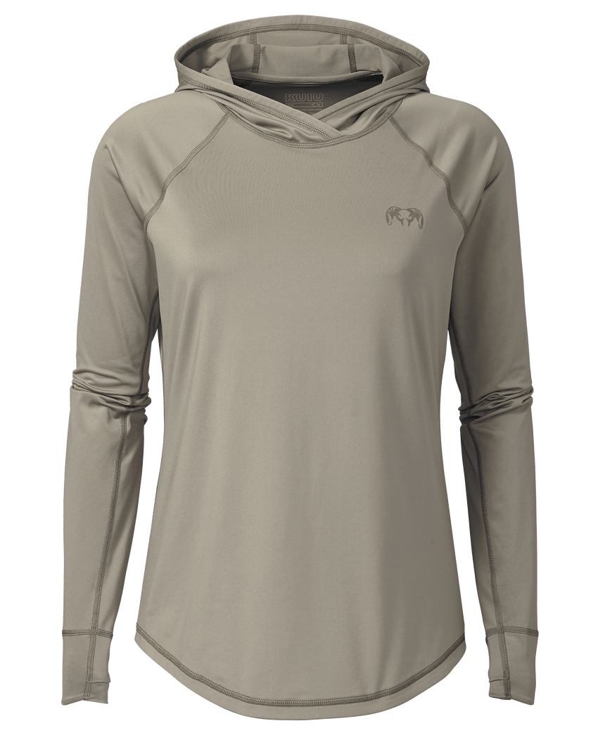 Women's Gila LS Hoodie | Bone