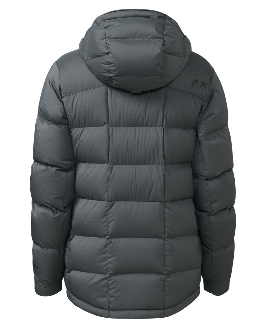 Women's Super Down PRO Hooded Jacket | Gunmetal